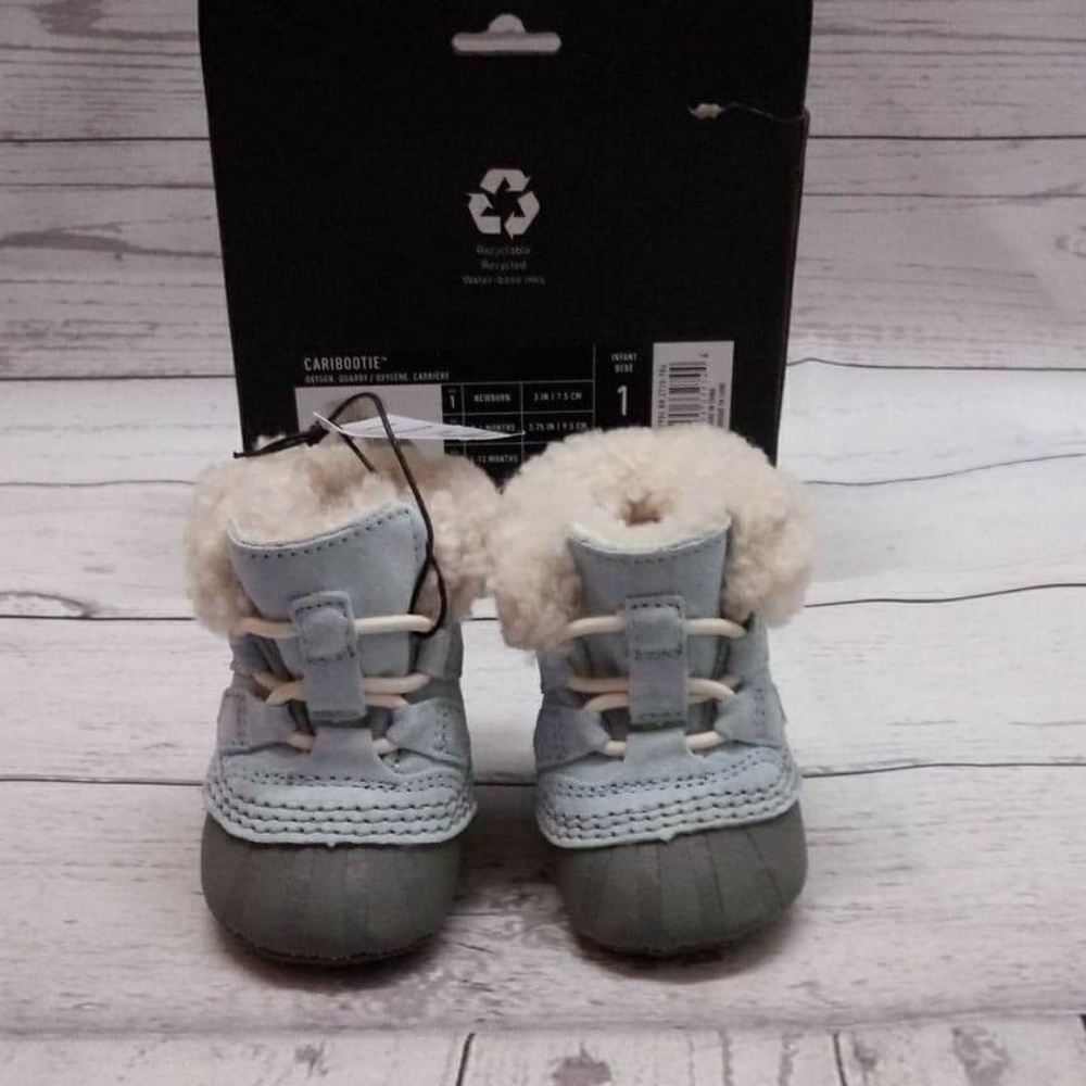 Baby caribootie sorel blue size 1 newborn - Picture 1 of 5